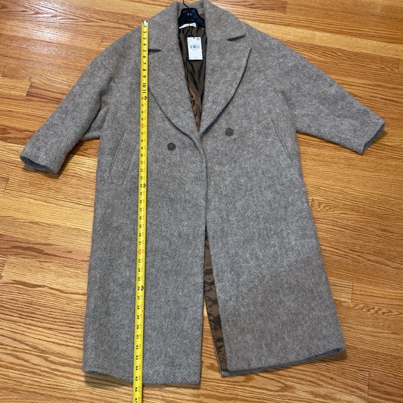 New with Tag Stylish Mango Alpaca Wool blend coat - Picture 9 of 13